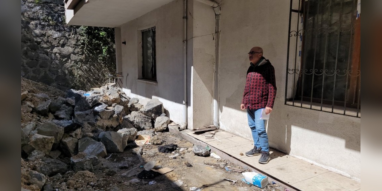 Ereğli'de apartman duvarı çöktü, müteahhit dava konusu oldu