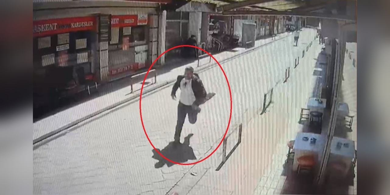 Samsun'da kuzeninin silahlı saldırısına uğrayan Gökhan T., güvenlik kamerasına yansıdı