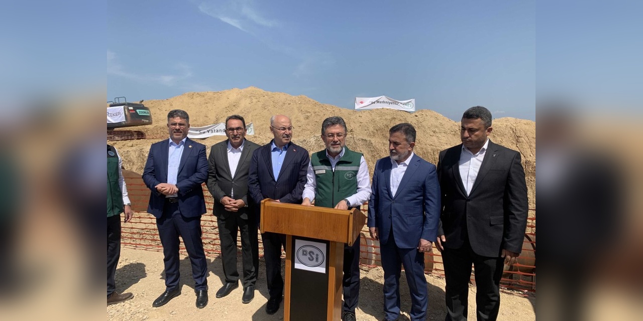 Yumaklı, Adana'daki Yedigöze Sulama Projesi'ni inceledi: 1,1 milyon dekar arazi sulanacak
