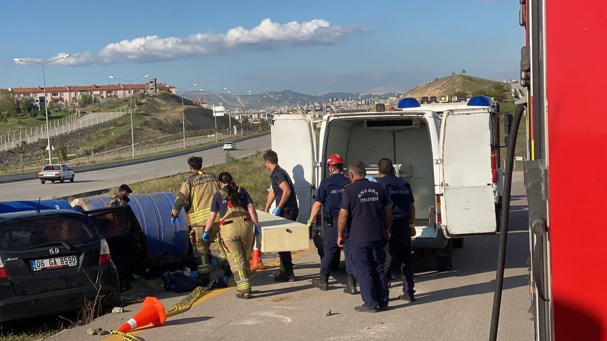 Ankara'da kaza: Anne ve 9 yaşındaki oğlu hayatını kaybetti