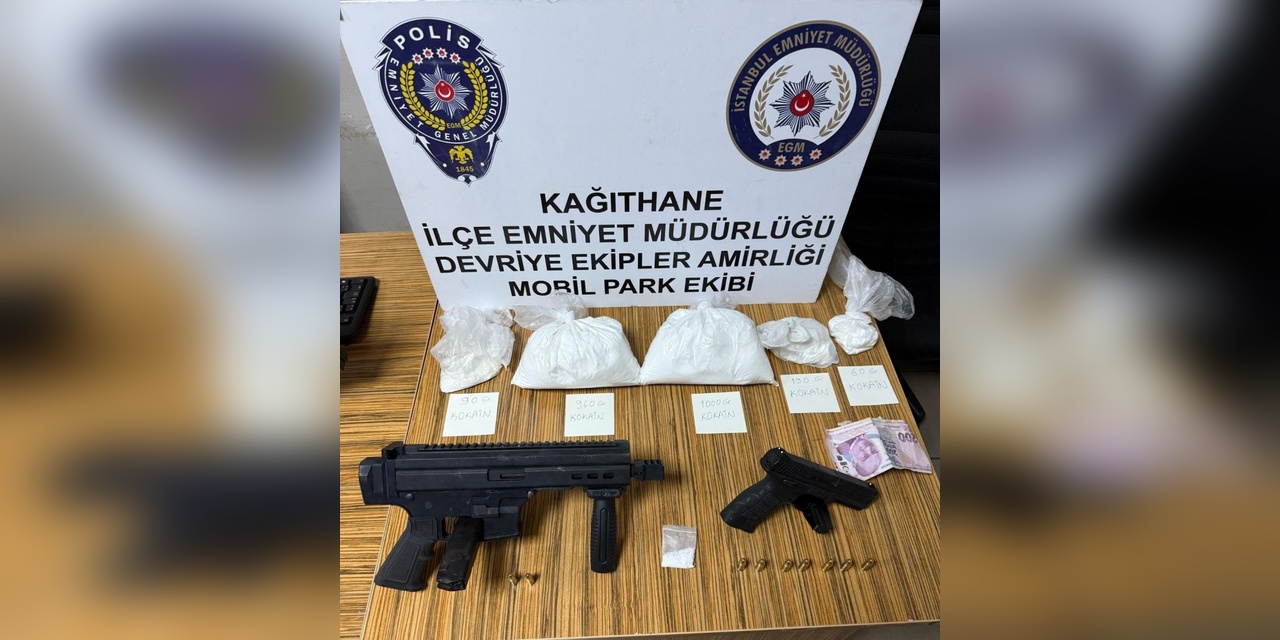 Kağıthane'de 2 Kilo Kokainle 2 Şüpheli Yakalandı: Bir Tutuklandı, Bir Adli Kontrolle Serbest