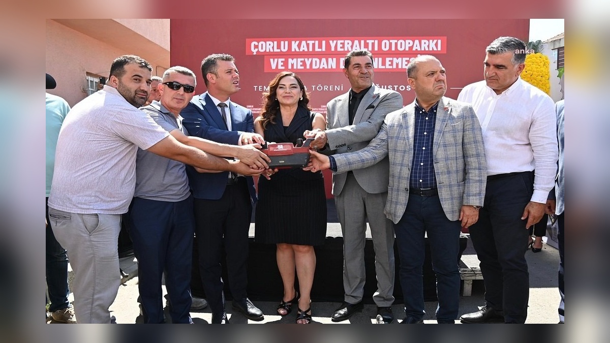 Tekirdağ'da 100 milyon TL'lik katlı otopark projesinin temeli atıldı