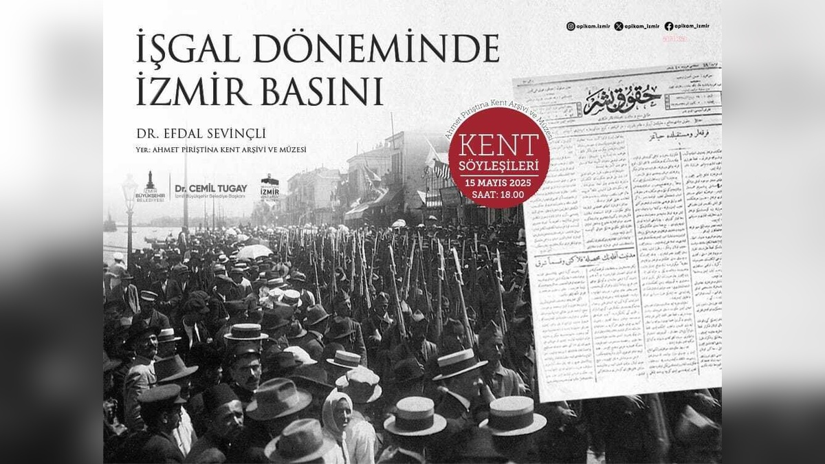 APİKAM'da İşgal Döneminde İzmir Basını Söyleşisi