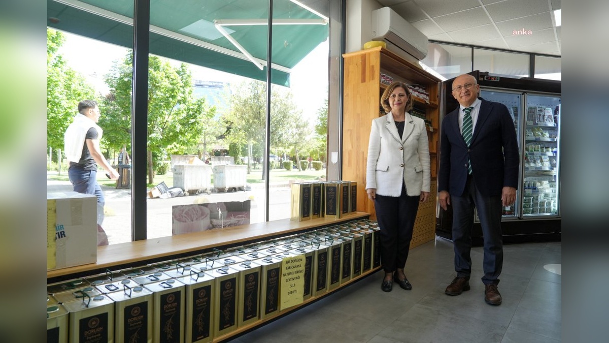 Ünlüce ve Çakırözer, Eskişehir'de Üretici Marketi ve Çocuk Hakları Birimi'ni ziyaret etti
