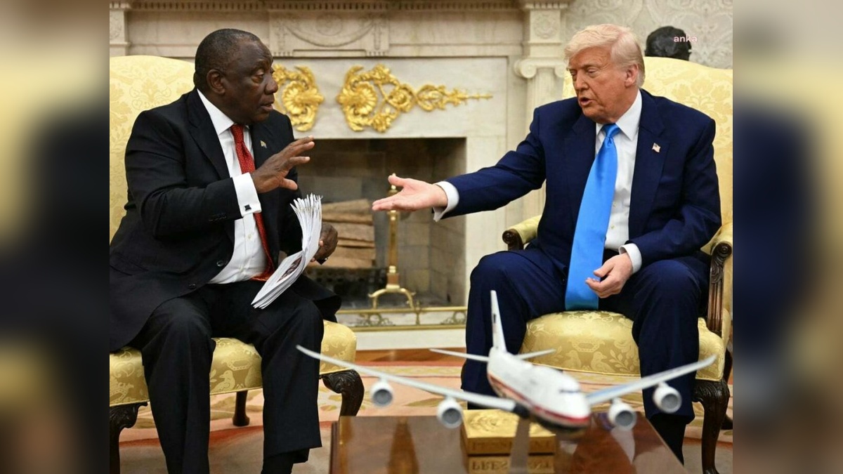 Trump, Ramaphosa'yla görüşmede Güney Afrika'da 'beyaz soykırımı' iddiasını gündeme getirdi