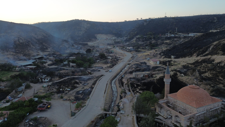 Çanakkale'de orman yangını
