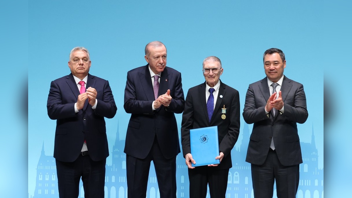 Prof. Dr. Aziz Sancar'a Ali Şir Nevai Uluslararası Ödülü
