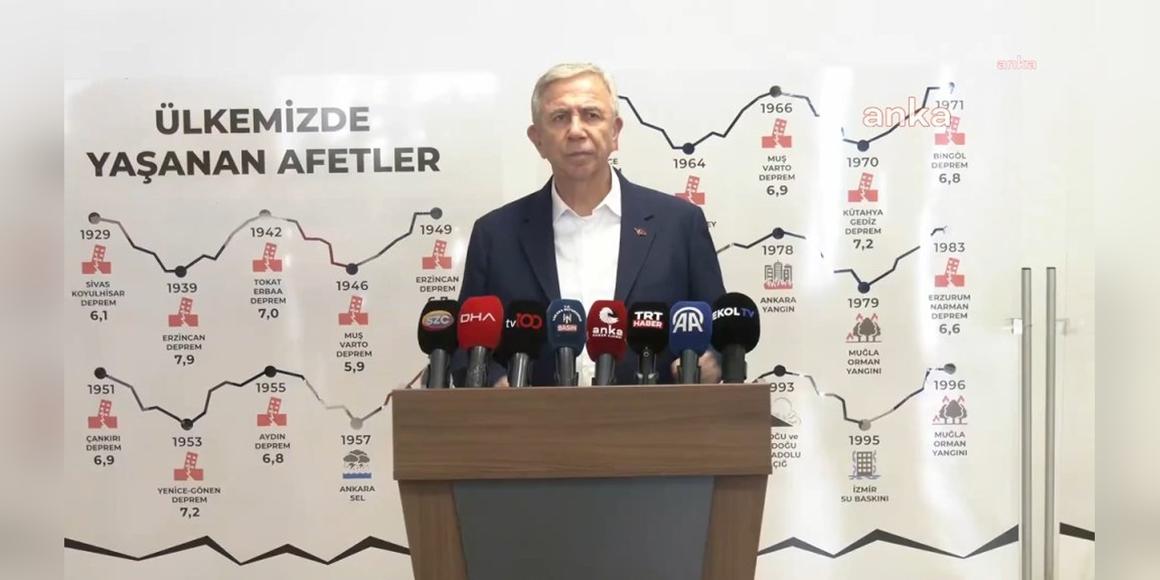 Ankara'da Deprem Hissedildi: Mansur Yavaş'tan Açıklama