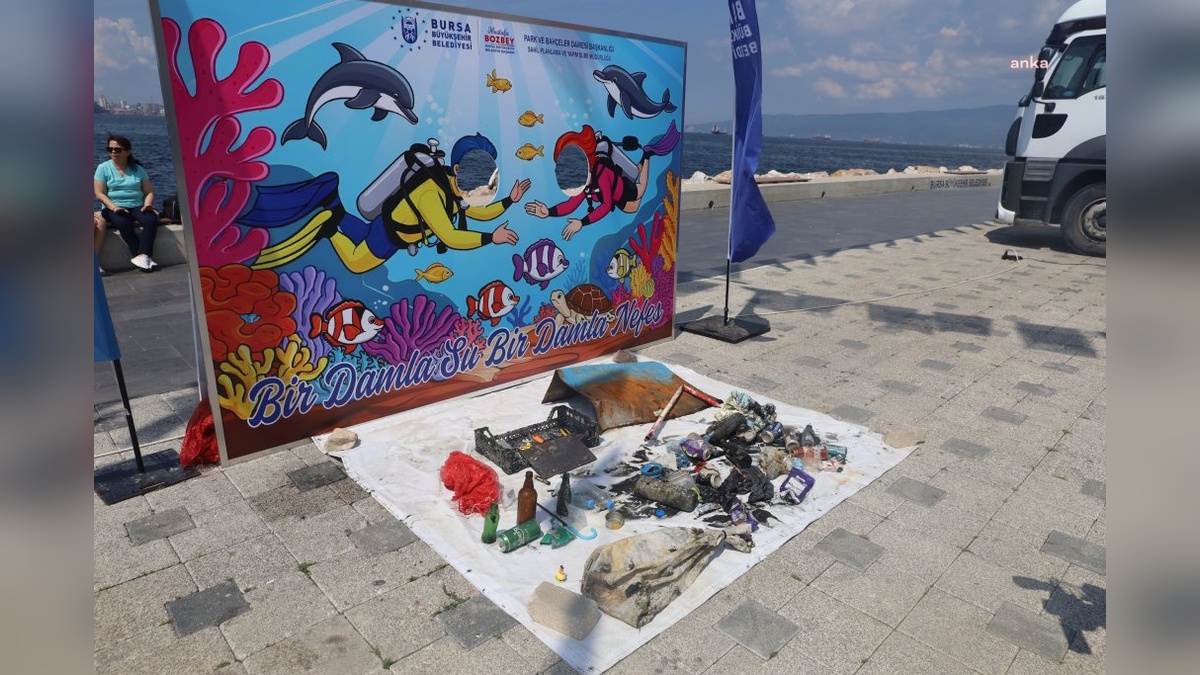 Bursa'da deniz dibi temizliği: Daha temiz bir çevre için ortak mücadele