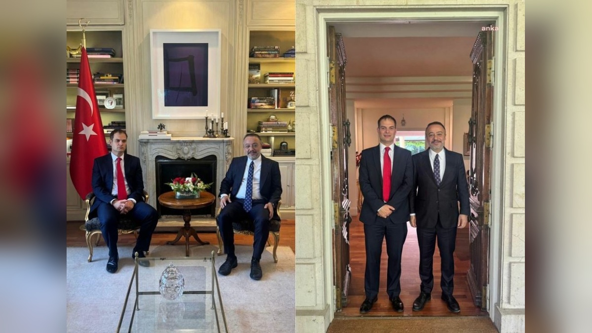 Nuh Yılmaz, Hamish Falconer ile görüştü