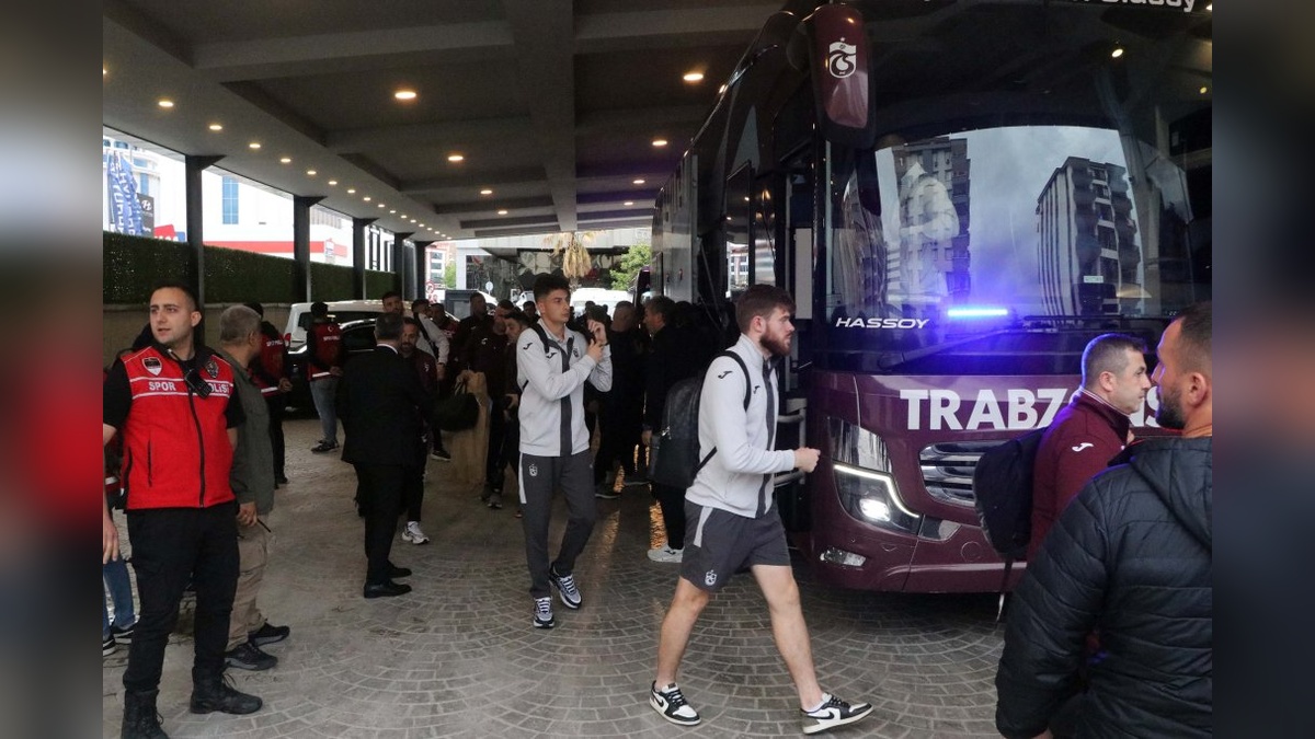 Trabzonspor, Türkiye Kupası Finali için Gaziantep'te