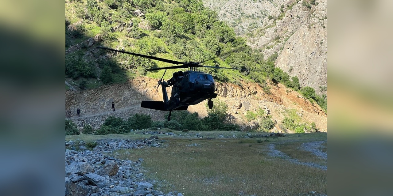Yüksekova'da kayıp genç İbrahim Kom için 7'nci gün arama çalışmaları sürüyor