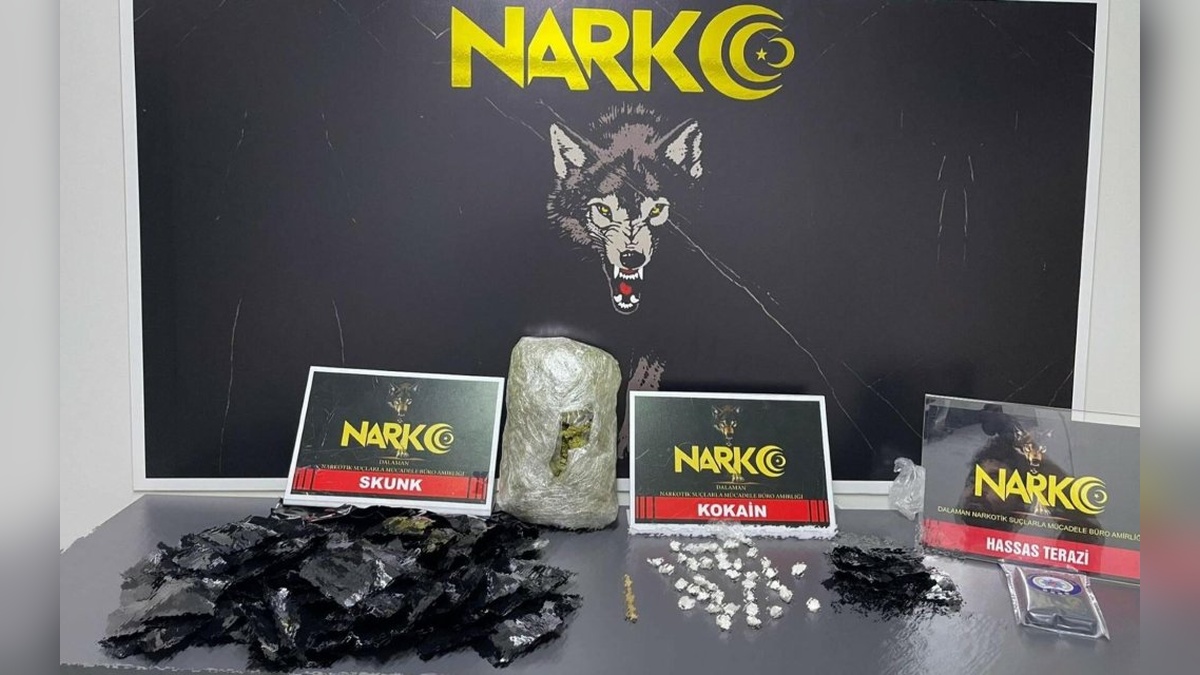 Ortaca'da uyuşturucu operasyonu: 1 kilograma yakın uyuşturucu ele geçirildi