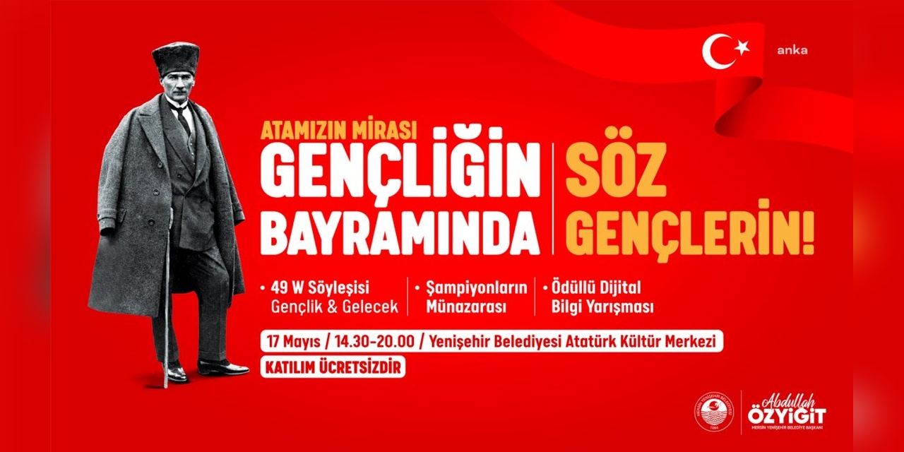 Yenişehir Belediyesi'nden 19 Mayıs'a Özel Gençlik Etkinliği