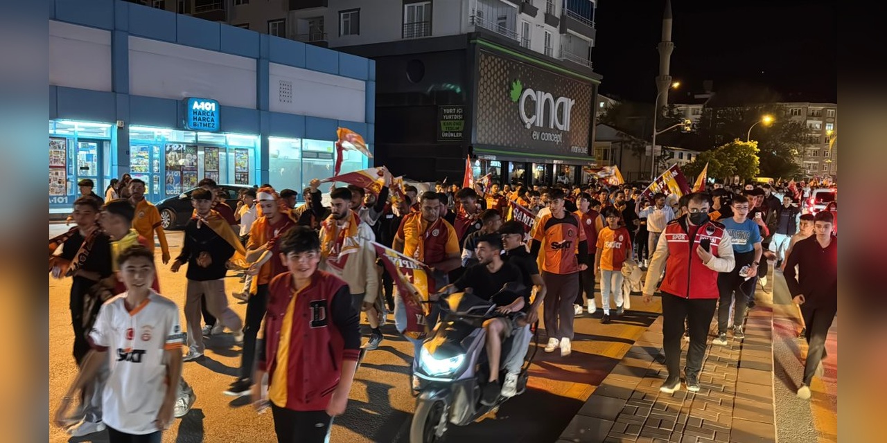 Galatasaray şampiyon, Kırşehir'de kutlama coşkusu