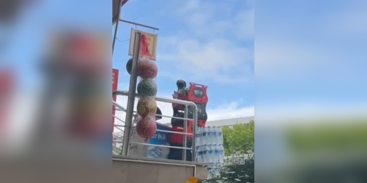 Sancaktepe'de kargayı cips çalarken yakalayan esnaf: Çok acılı alma, yakar seni