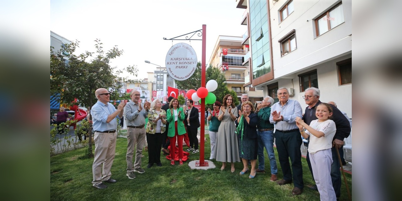 Karşıyaka Kent Konseyi Parkı, Dedebaşı Mahallesi'nde hizmete açıldı