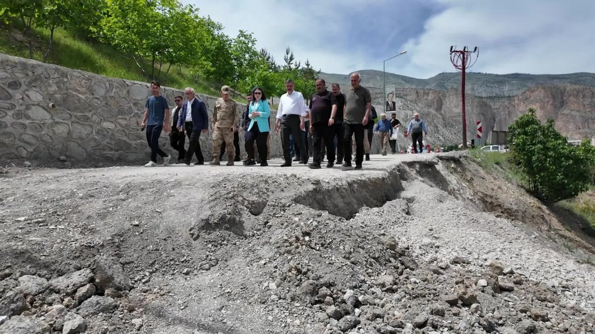 Erzurum'da heyelan sonrası 15 maddelik karar listesi
