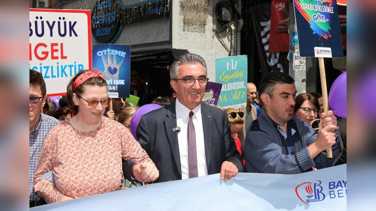 Bayrampaşa'da Engelliler Haftası Farkındalık Yürüyüşü