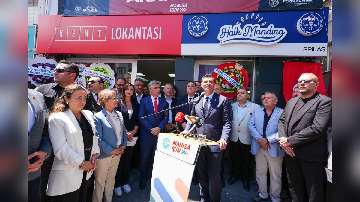 Manisa'da Kent Lokantası ve Halk Mandıra'nın Yeni Şubeleri Açıldı