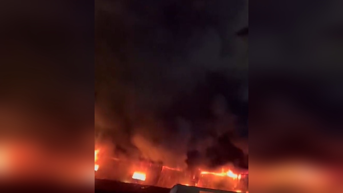 Kayseri'de mobilya atölyesinde yangın