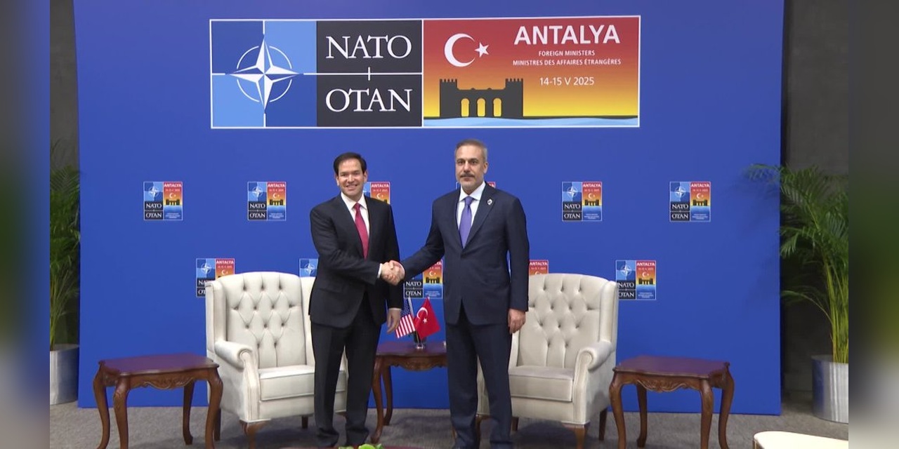 Fidan ve Rubio, Antalya'da Görüştü