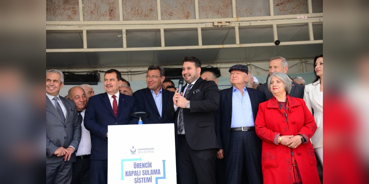 Kahramankazan’da Örencik Göleti Kapalı Sulama Sistemi hizmete girdi