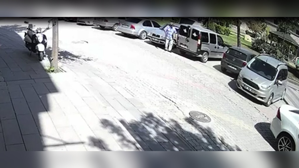 Aksaray'da 3600 TL değerinde bal hırsızlığı güvenlik kamerasına yansıdı