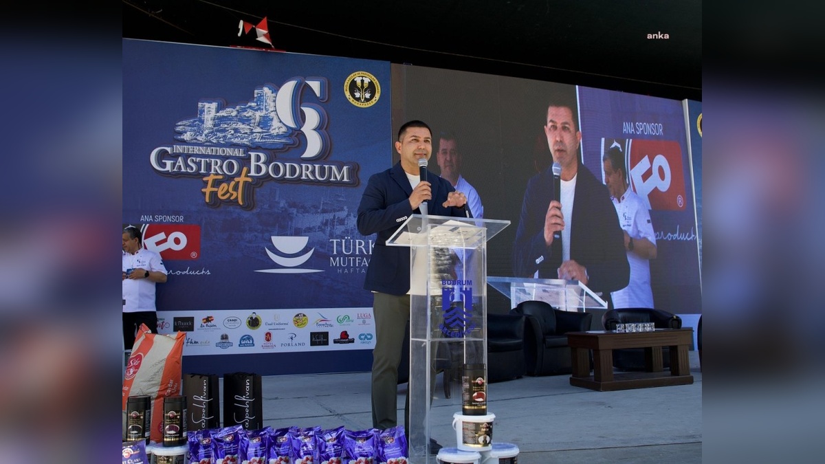 Günel, Gastro Bodrum Festivali'nde: 'Lezzetin birleştirici gücü gurur verici'