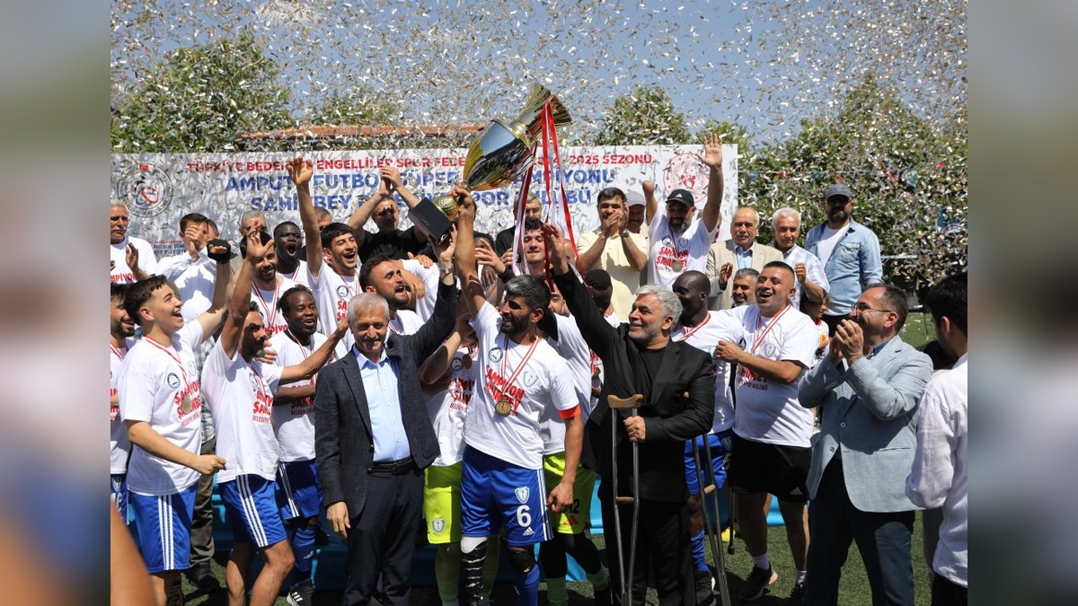 Şahinbey Belediye Spor Kulübü Ampute Futbol Süper Ligi'nde şampiyon