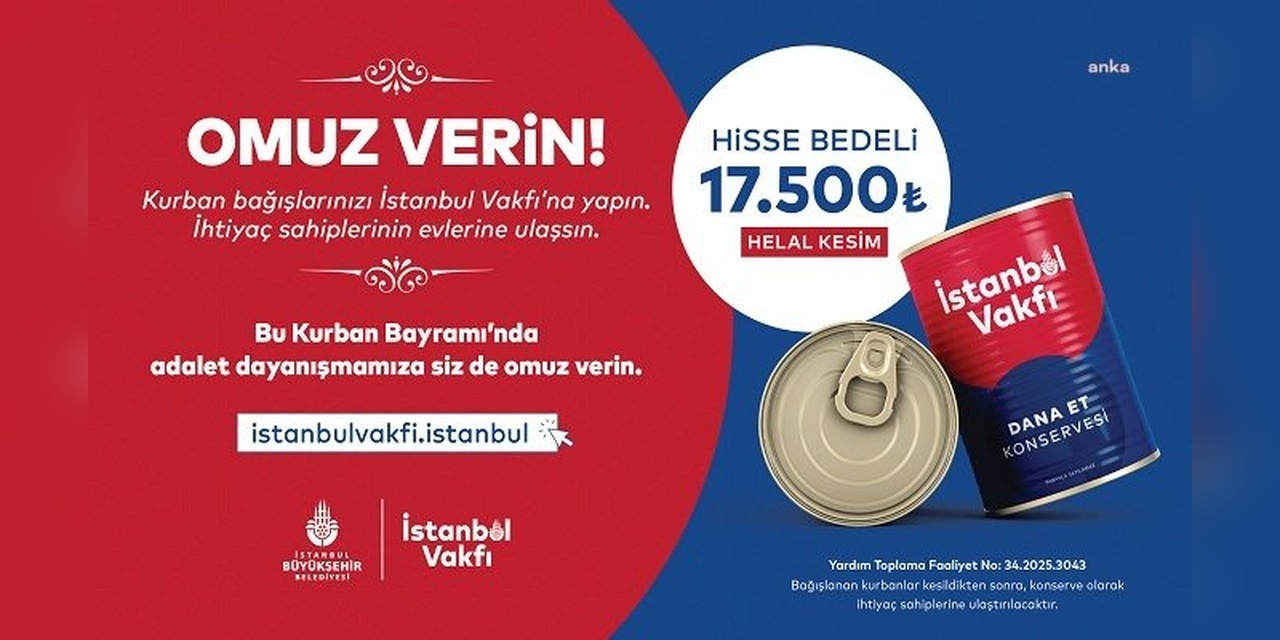 İBB, Kurban Bağışı Kampanyası'nı Başlattı: 17.500 TL'den Başlayan Hisselerle 1 Milyon Aileye Ulaşma Hedefi