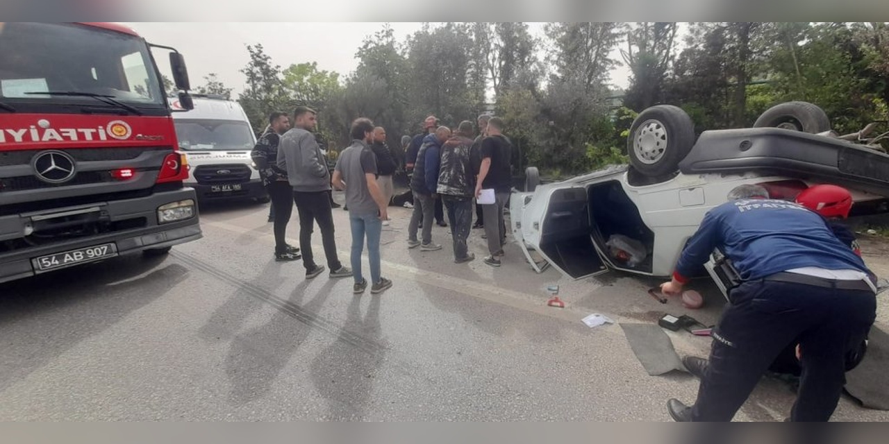 Arifiye'de fidanlıkta kaza: 1 yaralı