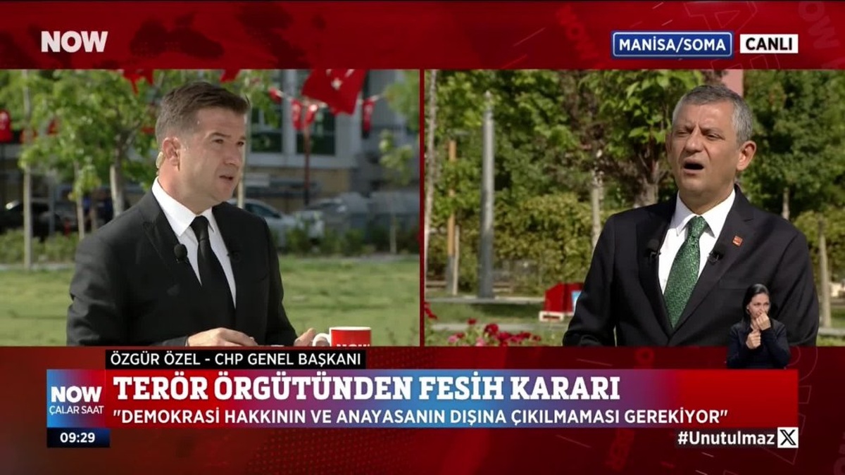 Özgür Özel: Abdullah Öcalan'ın parafı varsa, Erdoğan ve Bahçeli'nin imzası da vardır