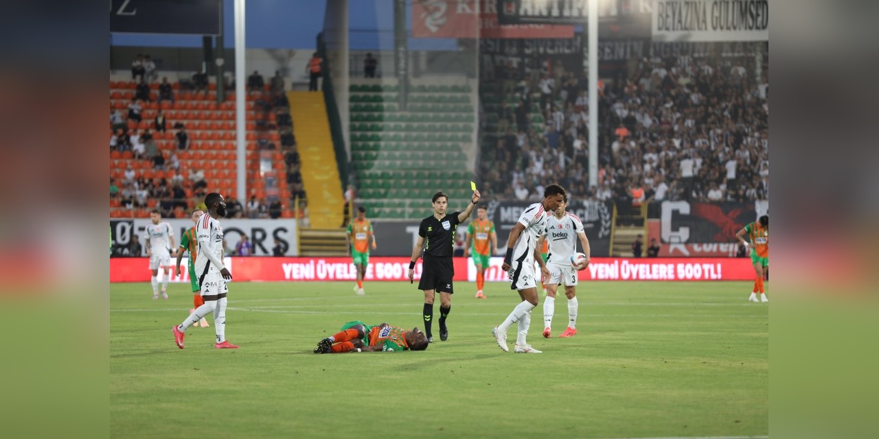 Alanyaspor-Beşiktaş maçı 1-1 berabere bitti
