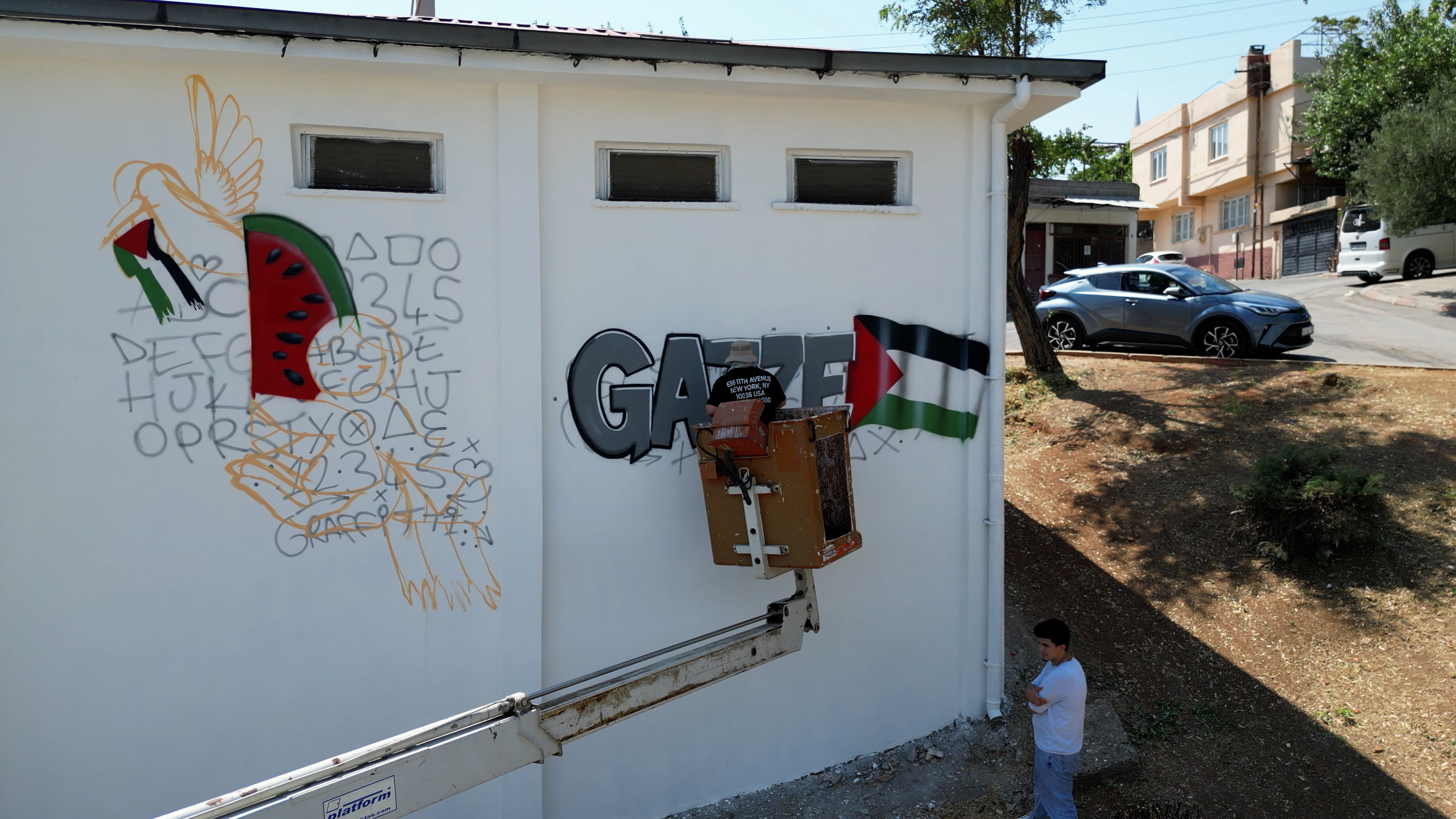 Maraş Gazze Duvar Resmi̇