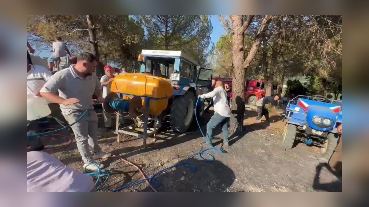 Alaplı'da orman yangını gönüllülerle kontrol altına alındı
