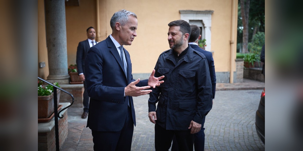 Zelenskiy, Roma'da Carney ile görüştü: Kanada'nın desteği için minnettarım