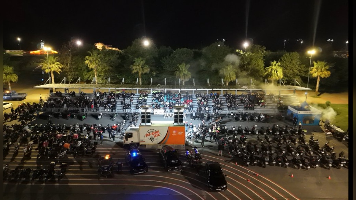Samsun'da motosiklet kazalarını önlemek için söyleşi düzenlendi