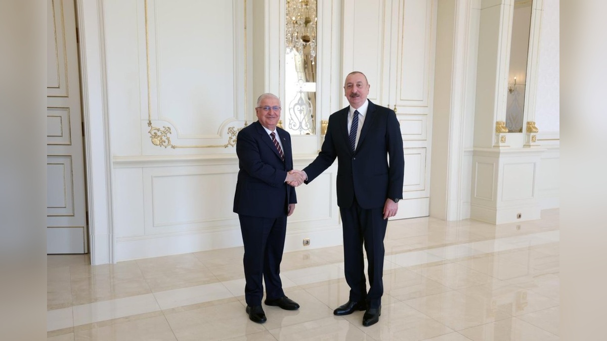 Bakan Güler, Azerbaycan'da Cumhurbaşkanı Aliyev ile Görüştü