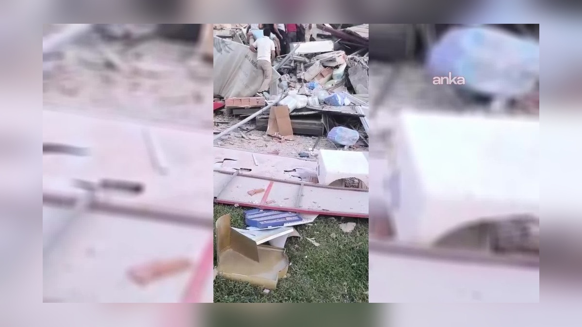 Balıkesir'in Sındırgı ilçesinde 6,1 büyüklüğünde deprem: 4 katlı bina yıkıldı