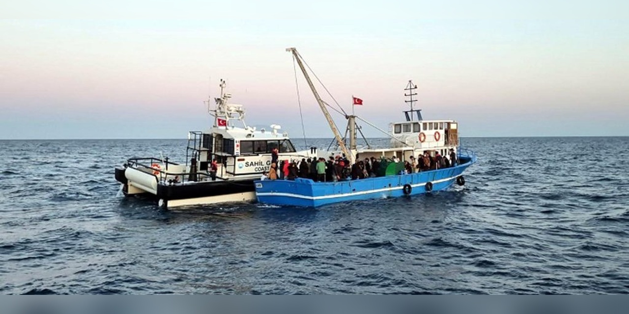 Enez açıklarında 92 kaçak göçmen yakalandı