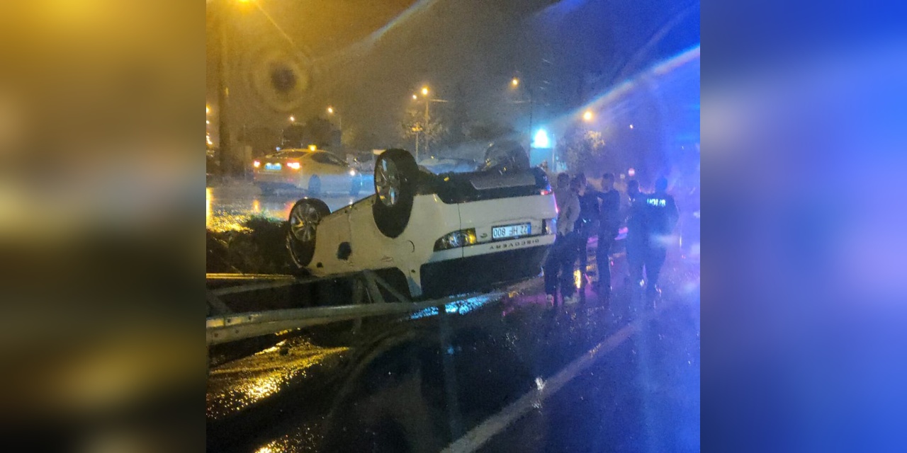 Keşan'da Otomobil Takla Attı: 3 Yaralı, 2'sinin Hayati Tehlikesi Var