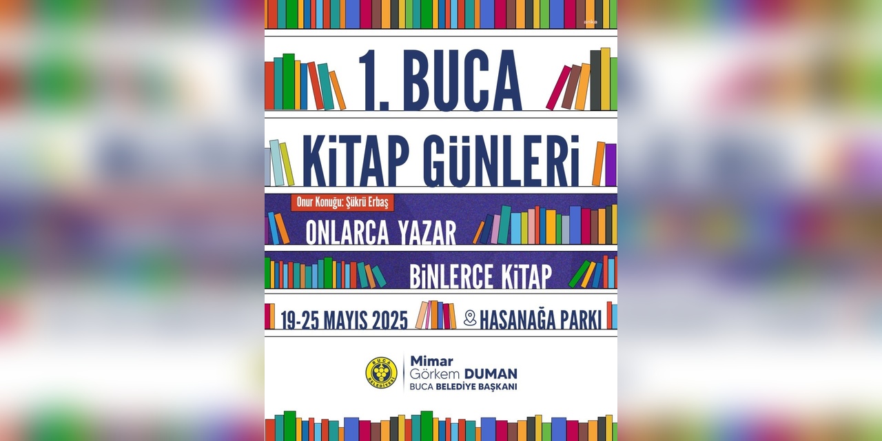 Buca'da 1. Kitap Günleri Başlıyor: Şükrü Erbaş ve Çok Sayıda Sanatçı İzmir'de Buluşacak