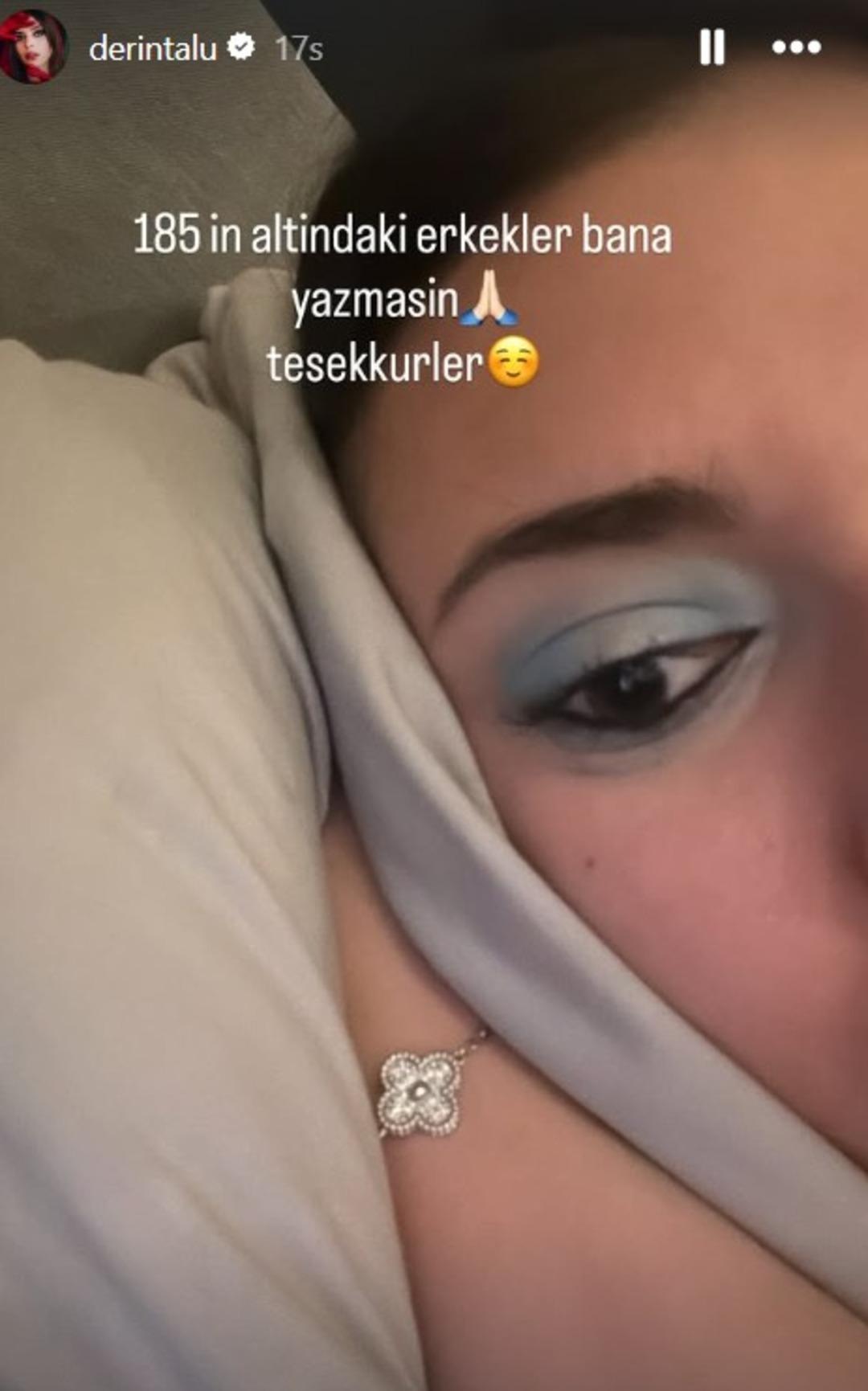 Sevgili kriterini tek tek sıralamıştı! Derin Talu bir madde daha ekledi  2