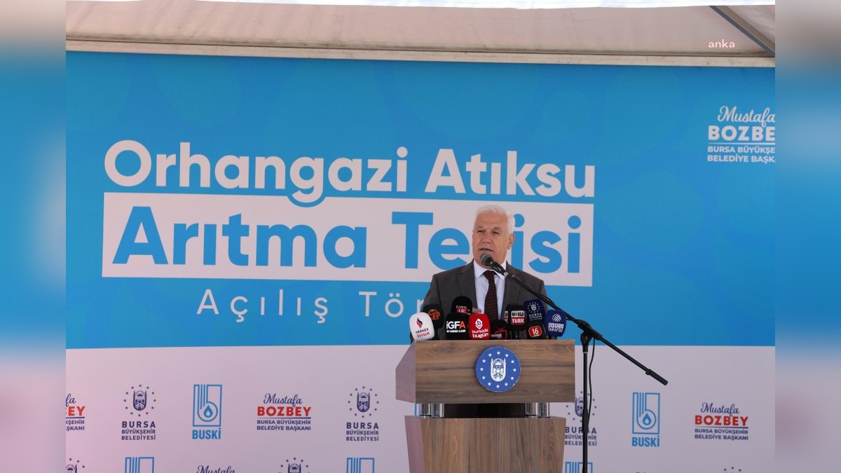 Bursa'da 51 Bin Metreküplük İleri Biyolojik Arıtma Tesisi Hizmete Açıldı