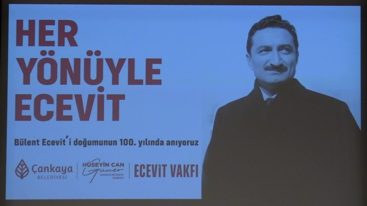 Çankaya'da Bülent Ecevit Anma Paneli: 100. yıl etkinliği düzenlendi