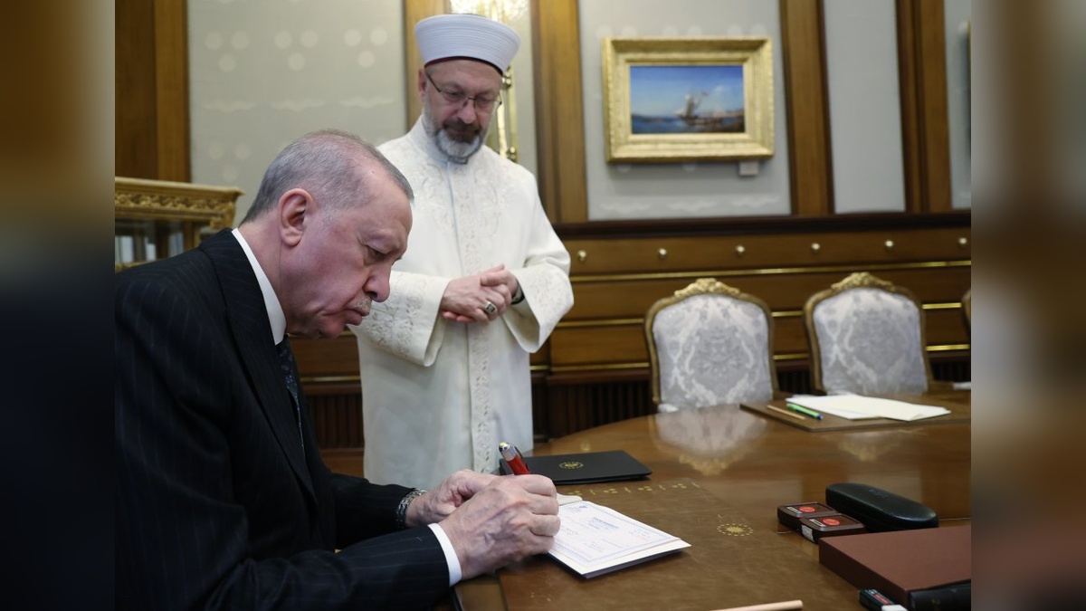 Cumhurbaşkanı Erdoğan'dan TDV'ye kurban bağışı