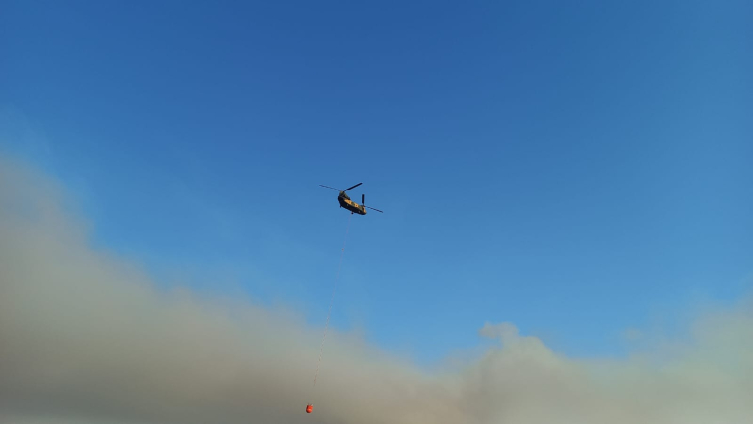 Balıkesir'de arazi yangını