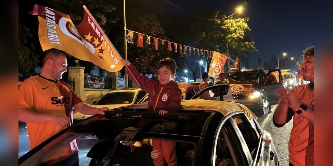 Galatasaray'ın şampiyonluğu Trakya'da coşkuyla kutlandı